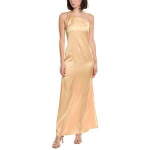 Hl Affair Womens Sleeveless Maxi Dress, Yellow